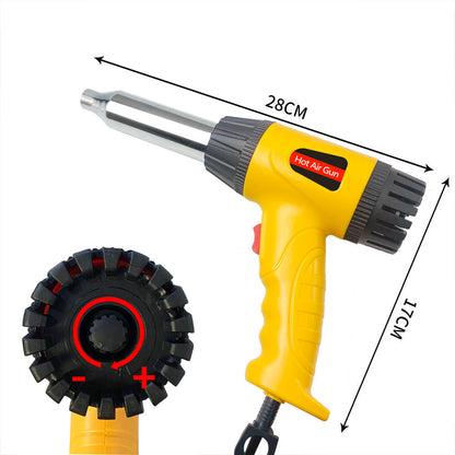 Professional Hot Air Welding Gun Plastic Welder 700W with 2 Nozzles