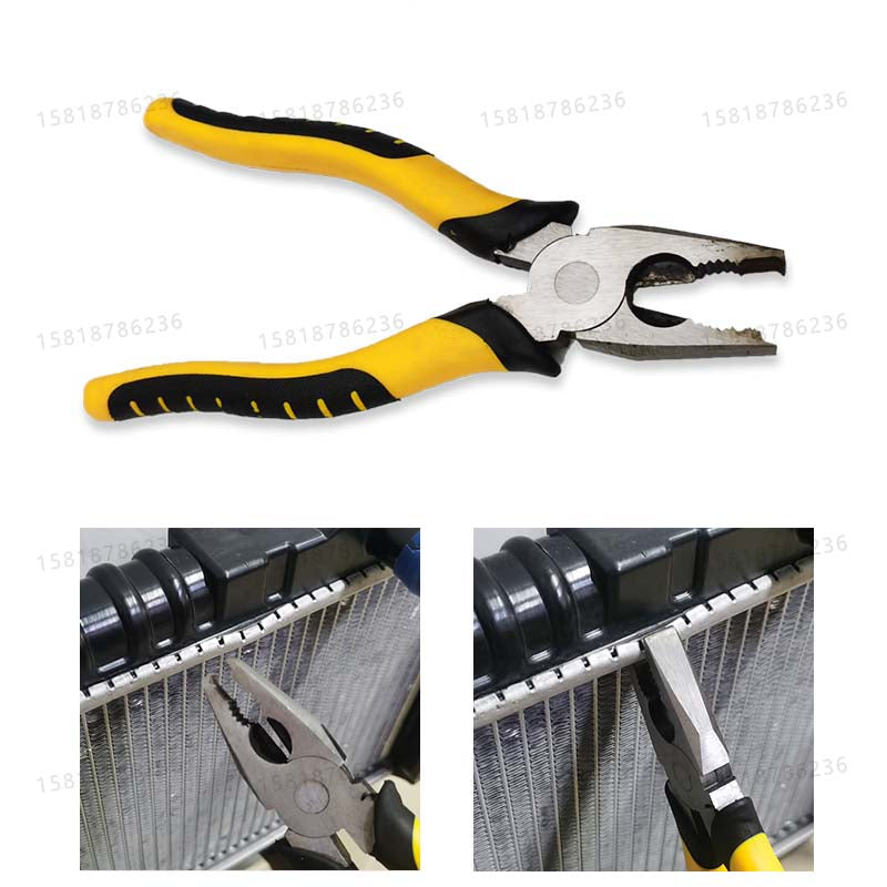 Radiator Tool Tab Lifter Plier and Closing 2 in1 Plier Open wavy Radiator Tabs