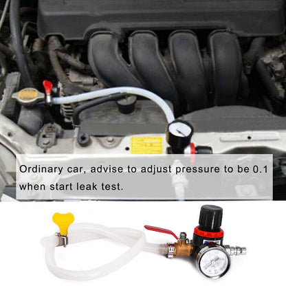 Car Inter Cooling System Leakage Detector Radiator Leak Pressure Tester Kit