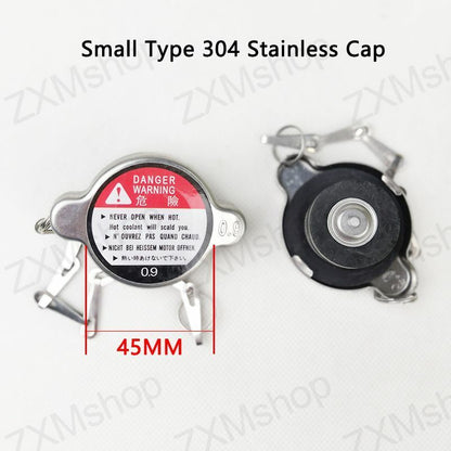 Double Sealing Stainless Radiator Cap Truck Generator Radiator Cap Water Tank Cover 0.5/0.9/1.1/1.3/1.5/2.0 Bar